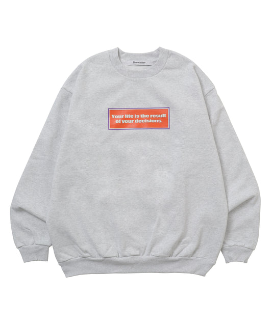 Message Sweat (15oz)_Ash